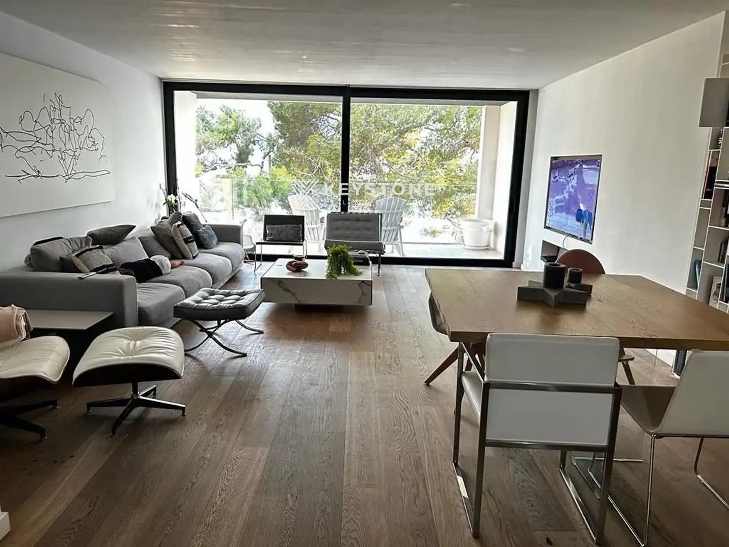Living room of Flat for rent in Alcúdia  with Air Conditioner, Terrace and Furnished