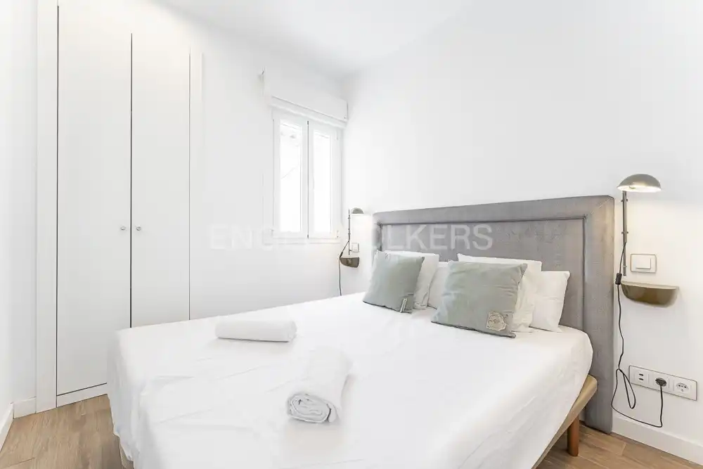 Bedroom of Apartments for rent in Madrid  with Air Conditioner, Heating and Terrace
