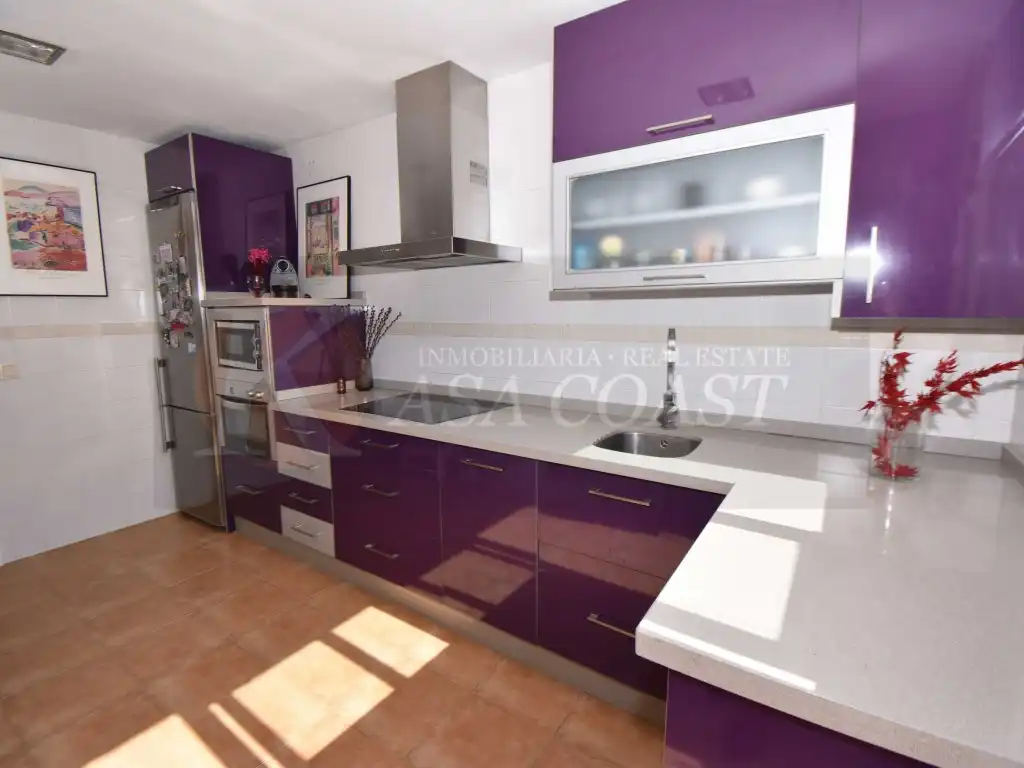 Kitchen of Attic for sale in Mijas  with Air Conditioner, Private garden and Terrace