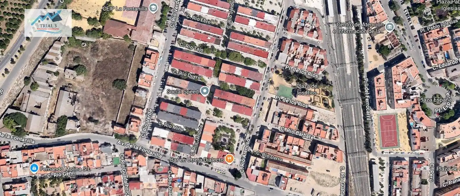 Exterior view of Flat for sale in Utrera  with Private garden