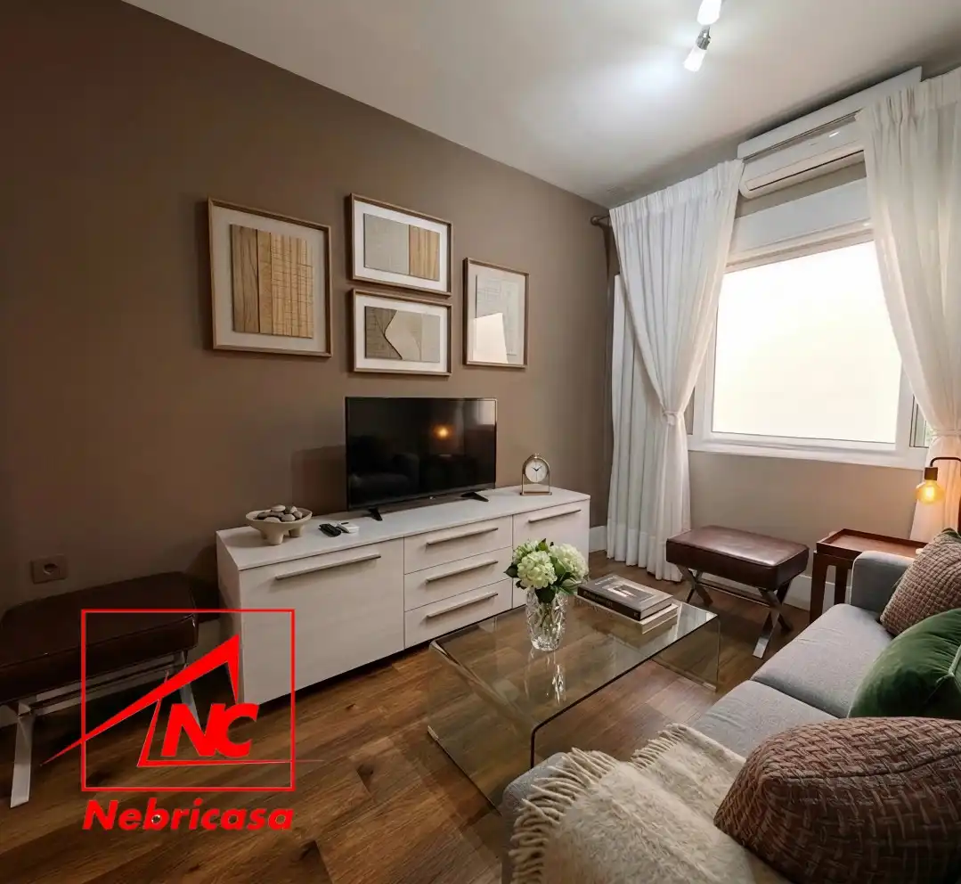 Living room of Flat for sale in Chipiona  with Air Conditioner and Furnished