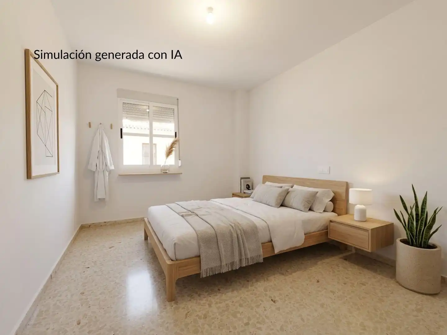 Schlafzimmer von Wohnung zum Verkauf in Xàtiva mit Klimaanlage und Balkon