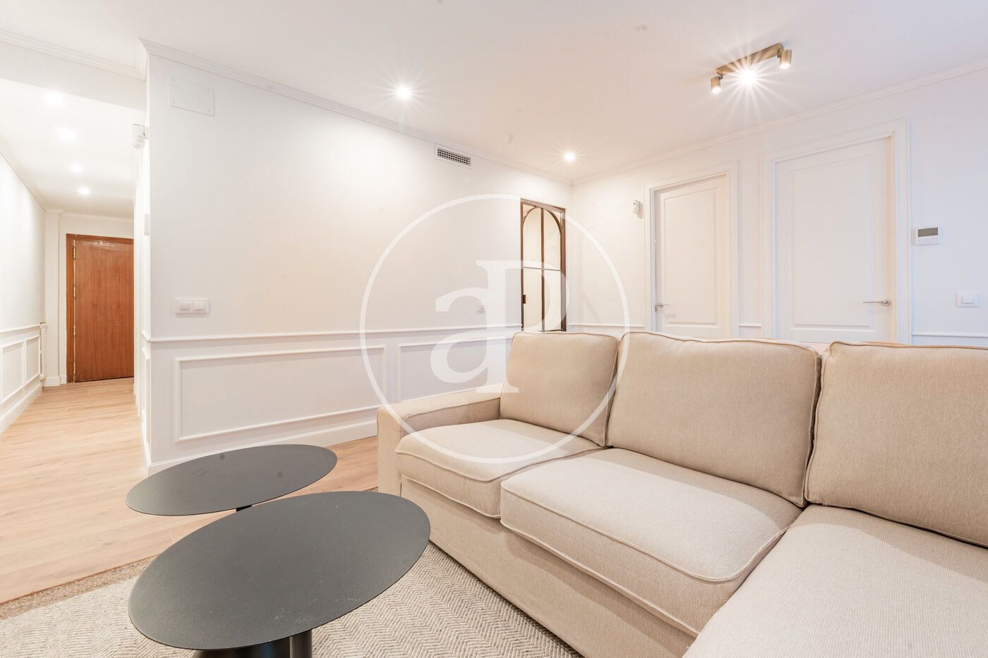 Sala d'estar de Pis en venda en  Madrid Capital amb Aire condicionat i Calefacció