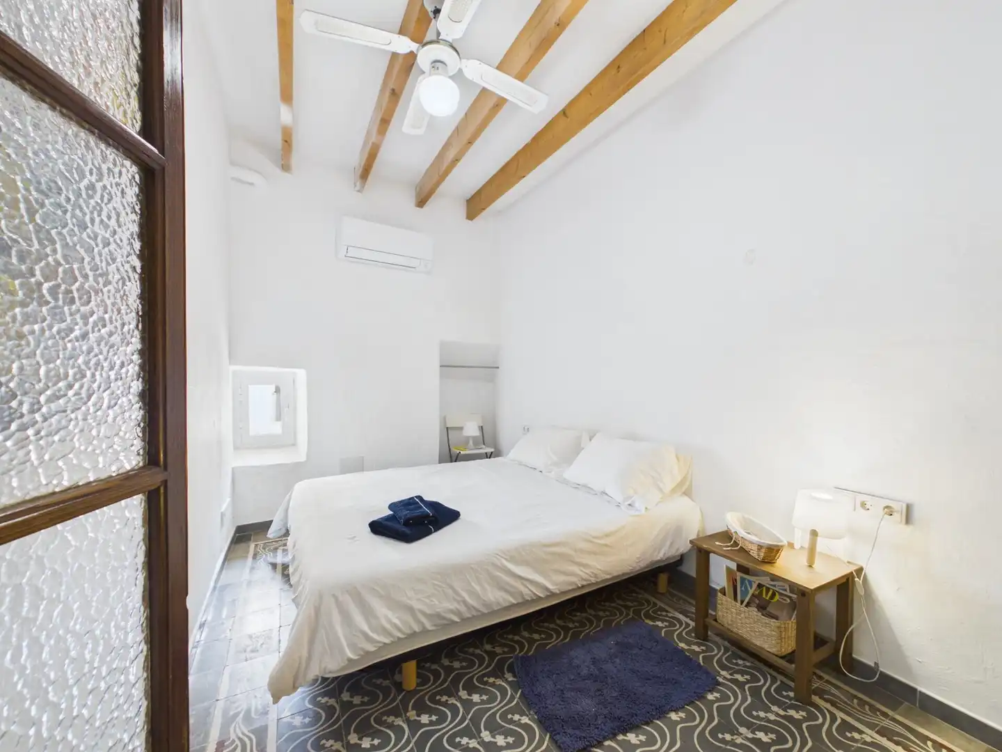 Bedroom of Flat for rent in  Palma de Mallorca  with Air Conditioner and Pets allowed