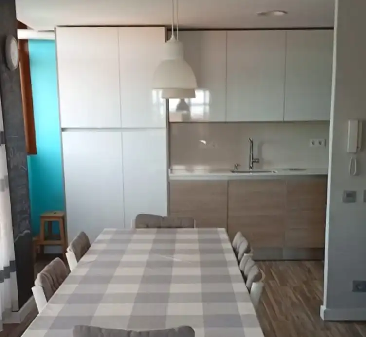 Cocina de Piso en venta en Gijón  con Calefacción, Parquet y Terraza