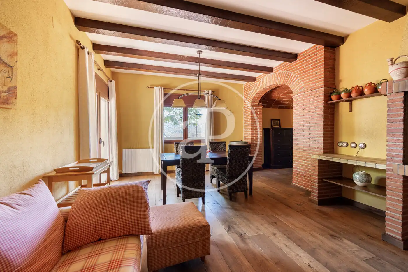 Comedor de Casa o chalet en venta en Argentona con Aire acondicionado, Calefacción y Jardín privado