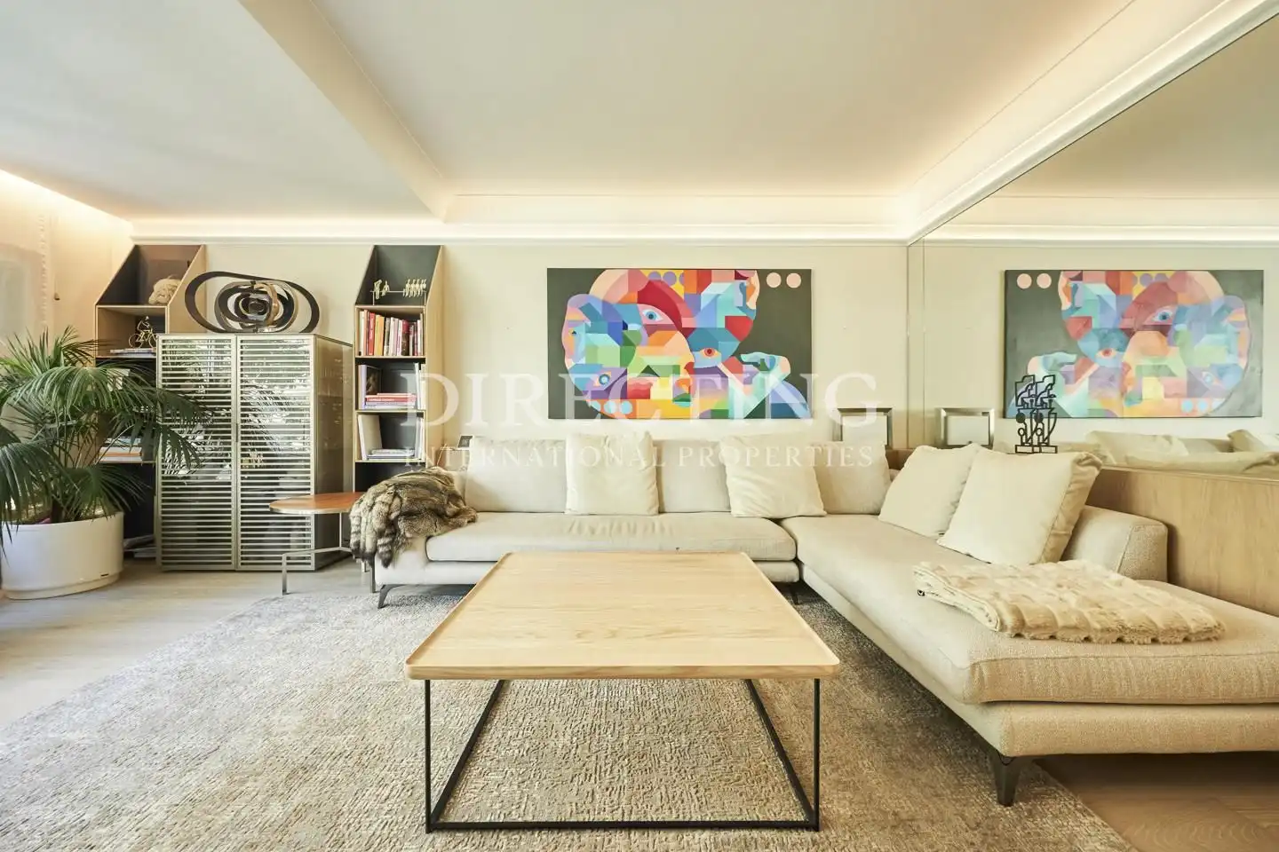 Wohnzimmer von Wohnung zum Verkauf in Madrid mit Klimaanlage und Heizung