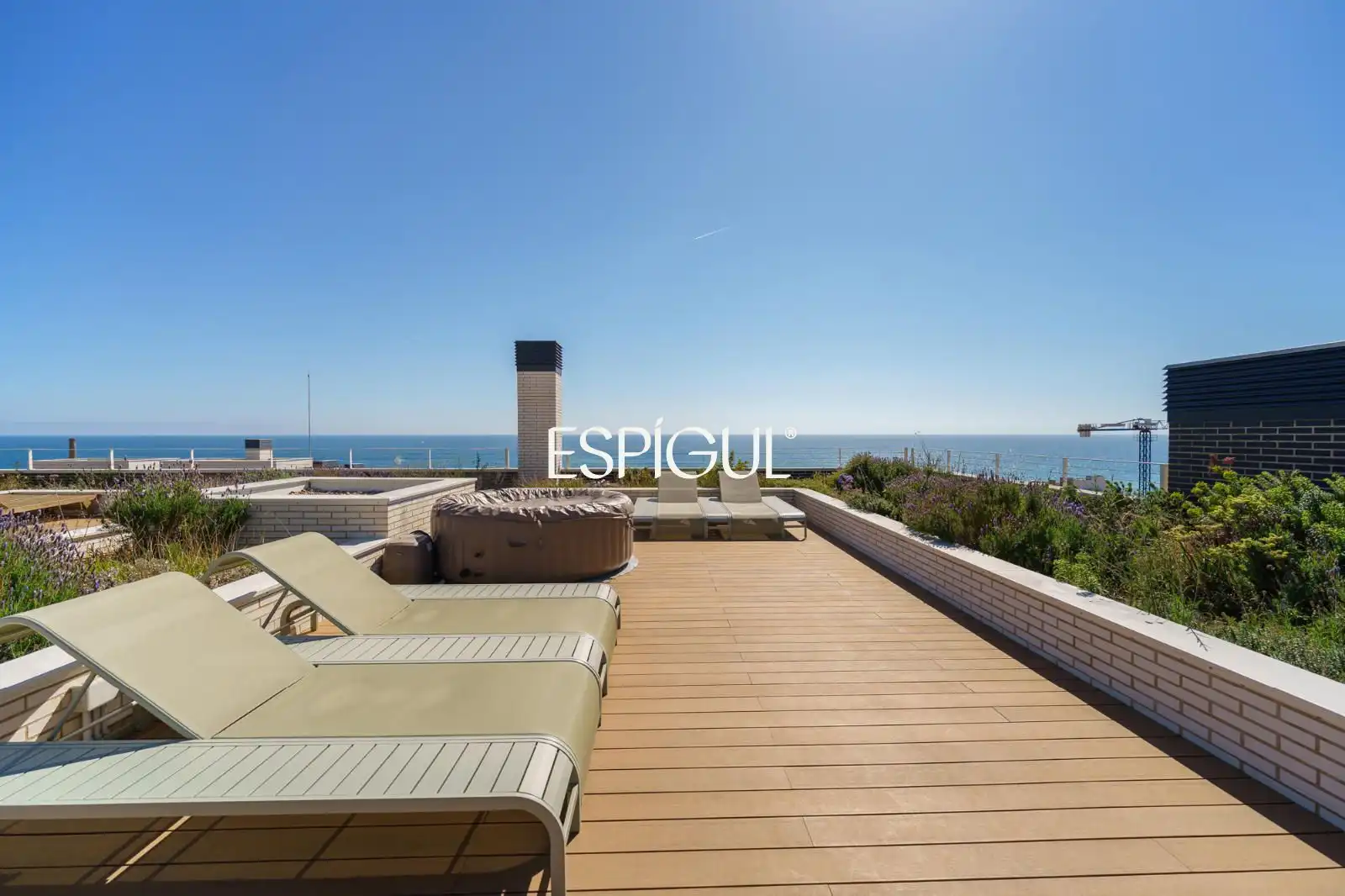 Terrace of Attic for sale in Montgat  with Air Conditioner, Heating and Parquet flooring