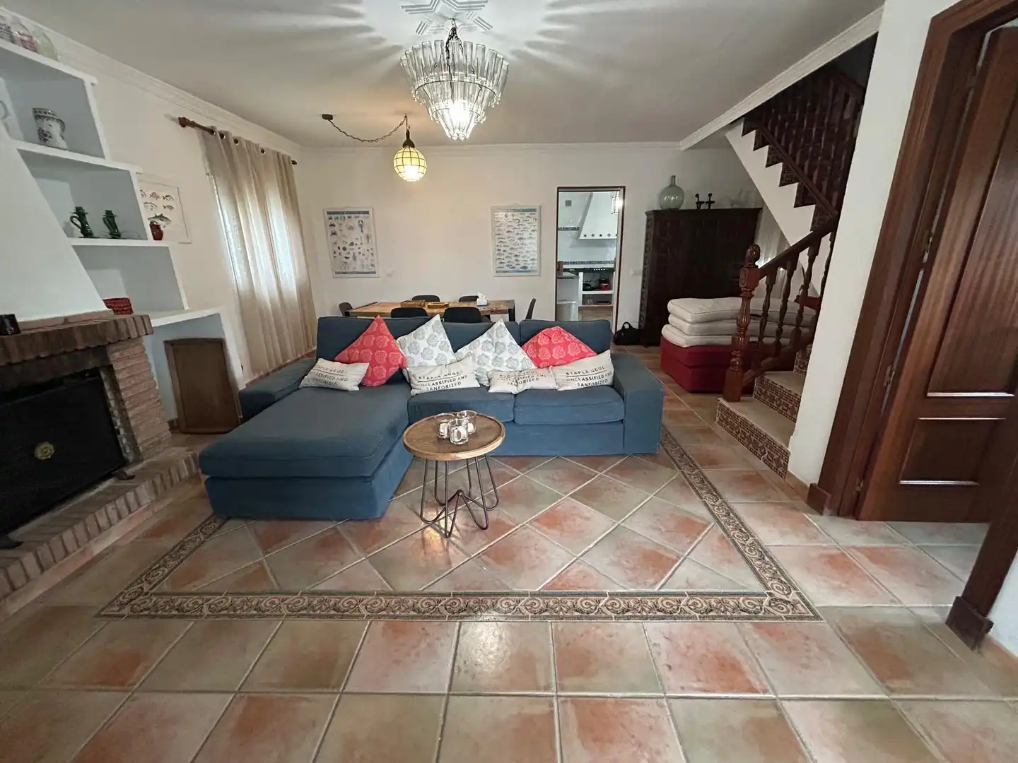 Sala d'estar de Finca rústica en venda en Barbate amb Jardí privat, Terrassa i Traster