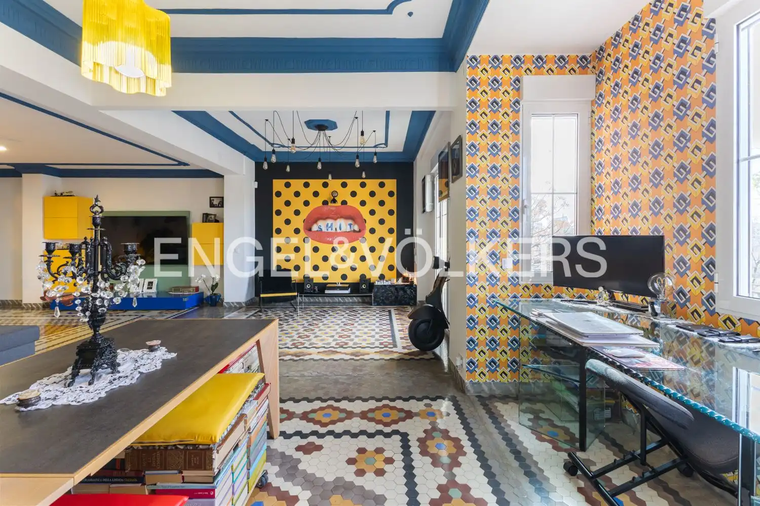 Cocina de Piso de alquiler en Valencia con Aire acondicionado, Calefacción y Amueblado