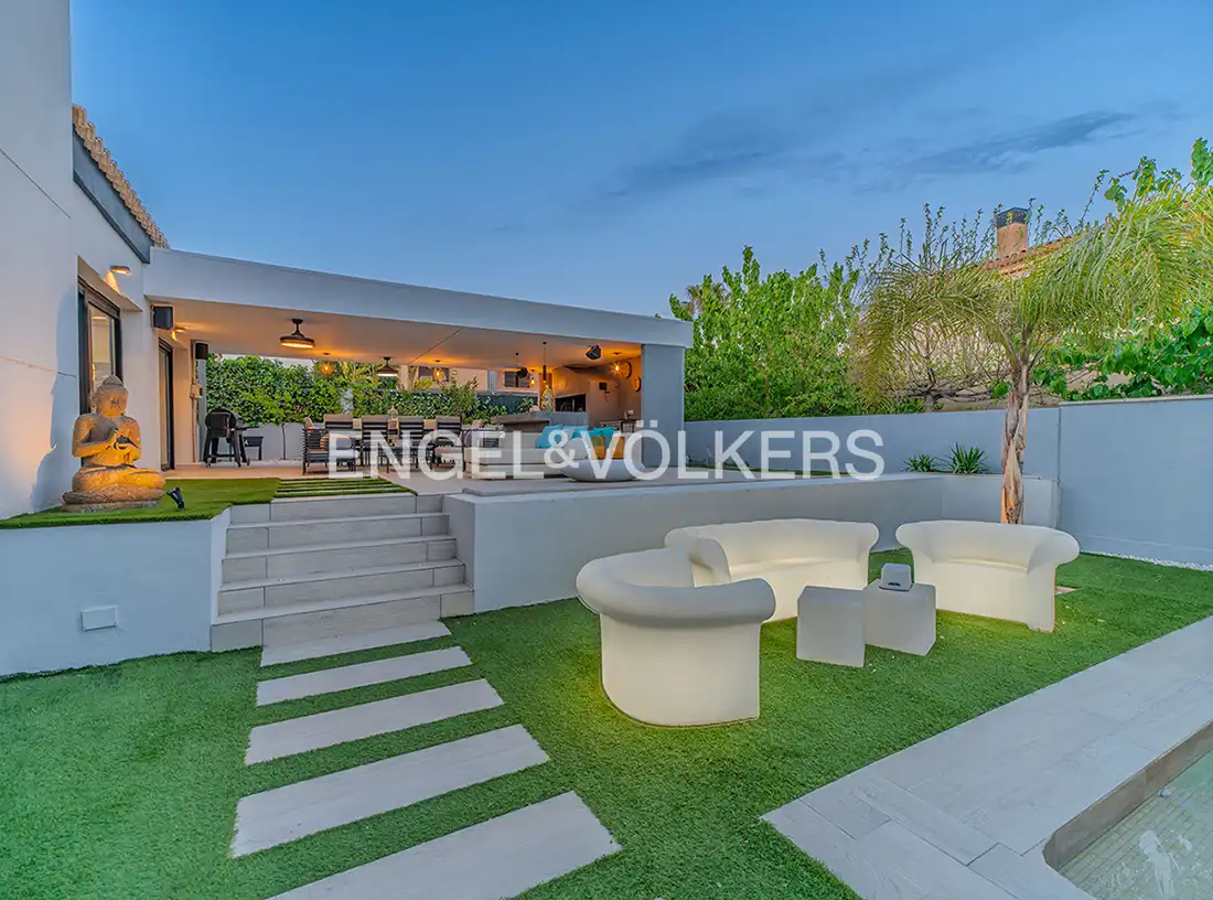 Terraza de Casa o chalet en venta en Mutxamel con Aire acondicionado, Calefacción y Jardín privado
