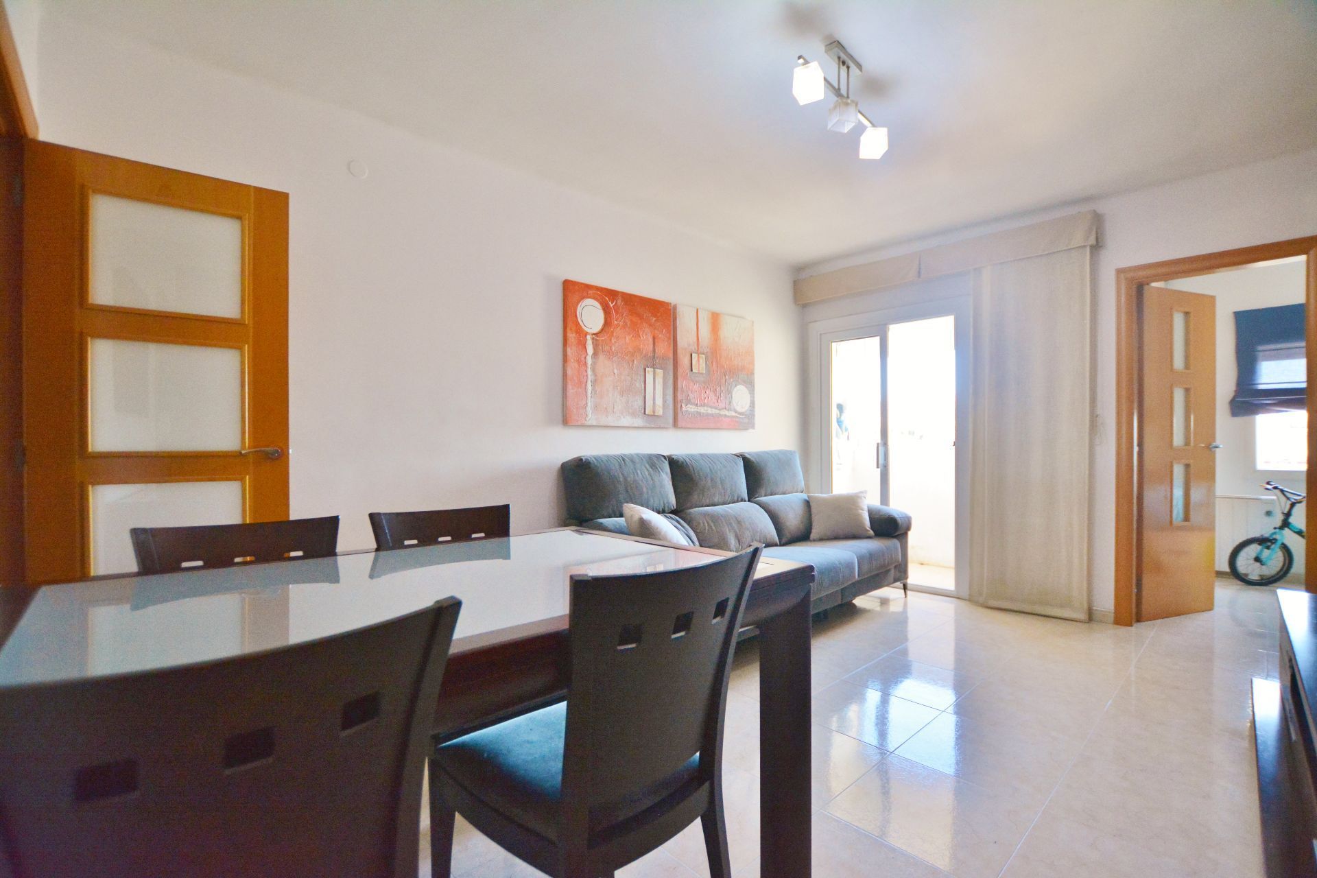 Living room of Flat for sale in Santa Coloma de Gramenet  with Terrace