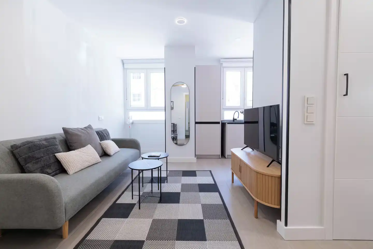 Sala de estar de Piso en venta en Madrid con Aire acondicionado, Amueblado y Horno