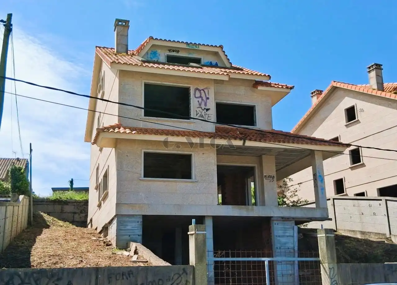 Exterior view of Houses for sale in Vigo   with Heating, Private garden and Terrace