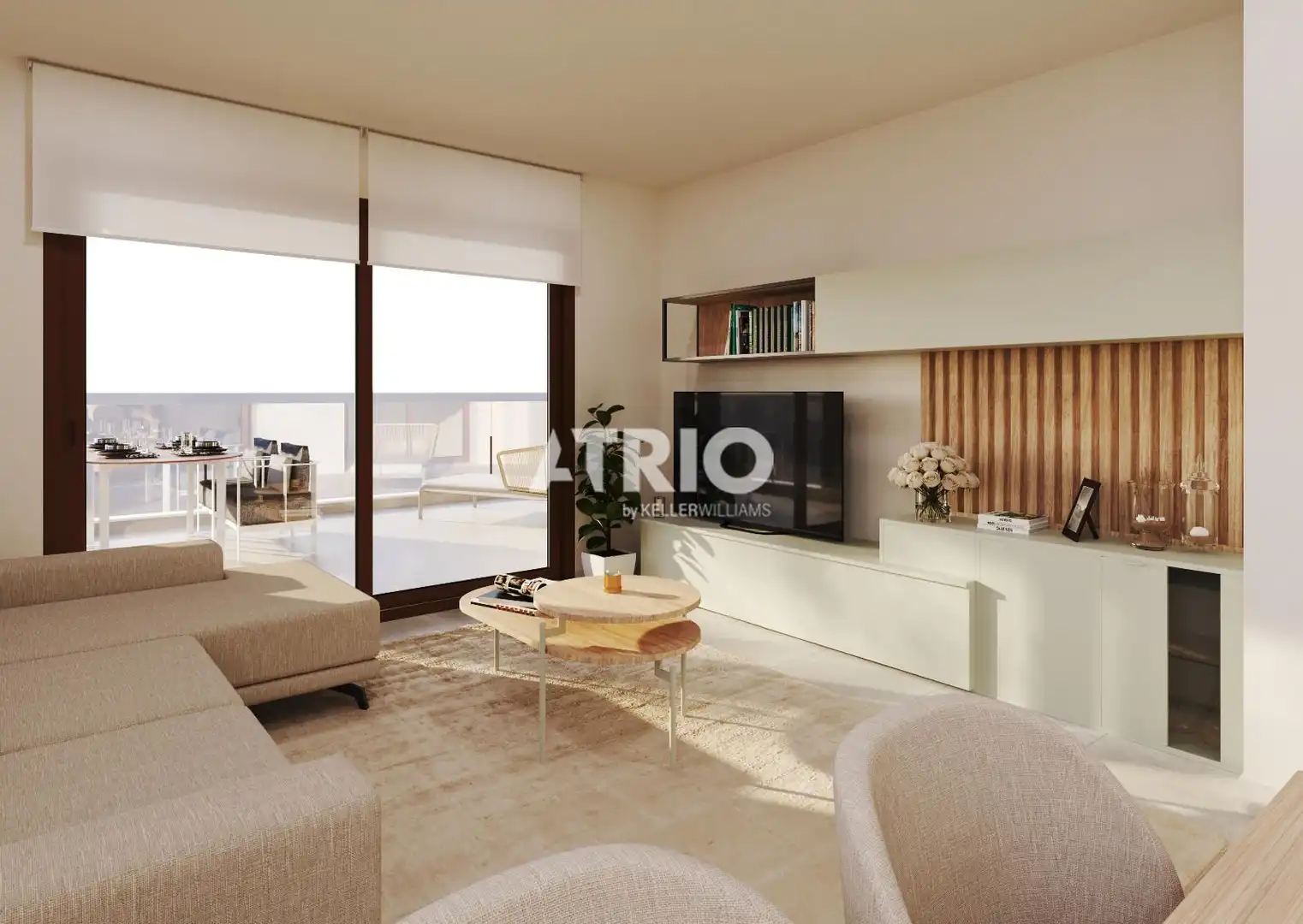 Sala de estar de Piso en venta en Capdepera con Aire acondicionado, Calefacción y Jardín privado