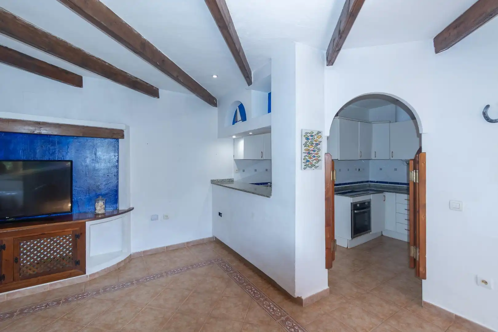 Cocina de Casa o chalet en venta en Cartagena con Terraza, Amueblado y Piscina comunitaria