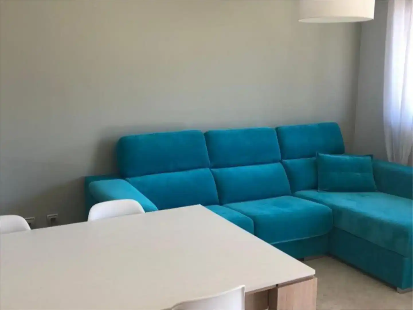 Sala de estar de Piso en venta en Dénia con Aire acondicionado, Amueblado y Balcón