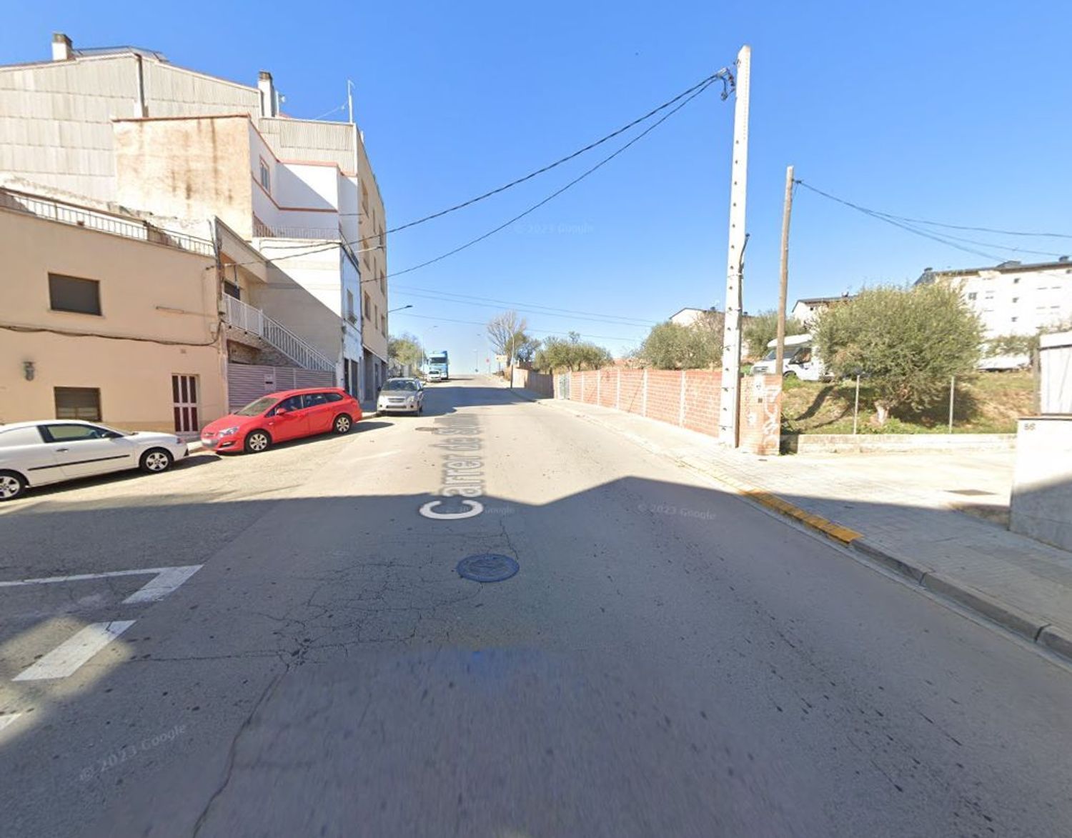 Vista exterior de Casa adosada en venda en Terrassa