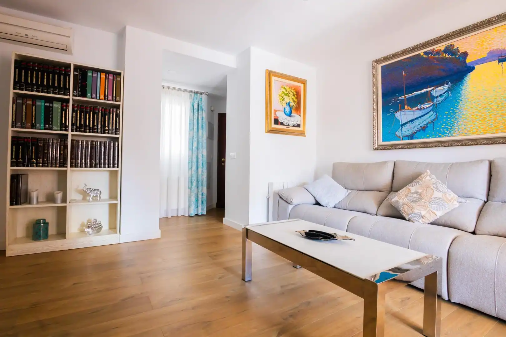 Living room of Flat for sale in Sanlúcar de Barrameda  with Heating, Private garden and Terrace