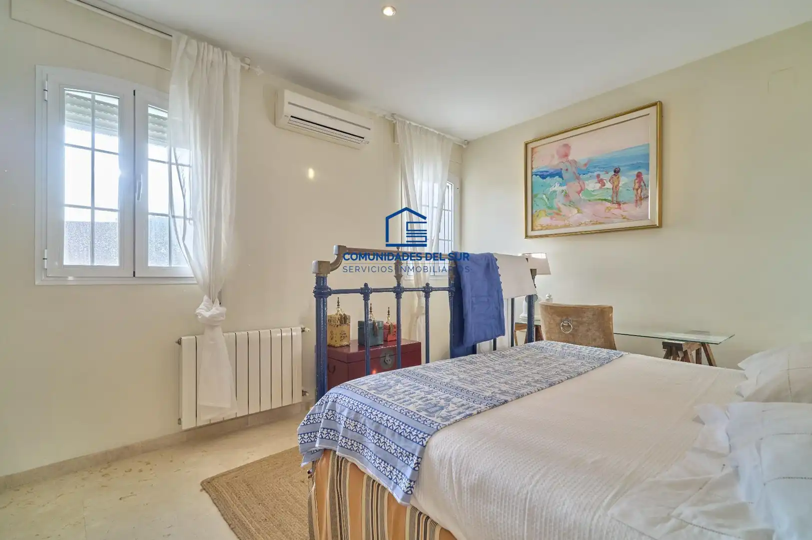 Dormitori de Casa o xalet en venda en El Puerto de Santa María amb Aire condicionat, Jardí privat i Terrassa