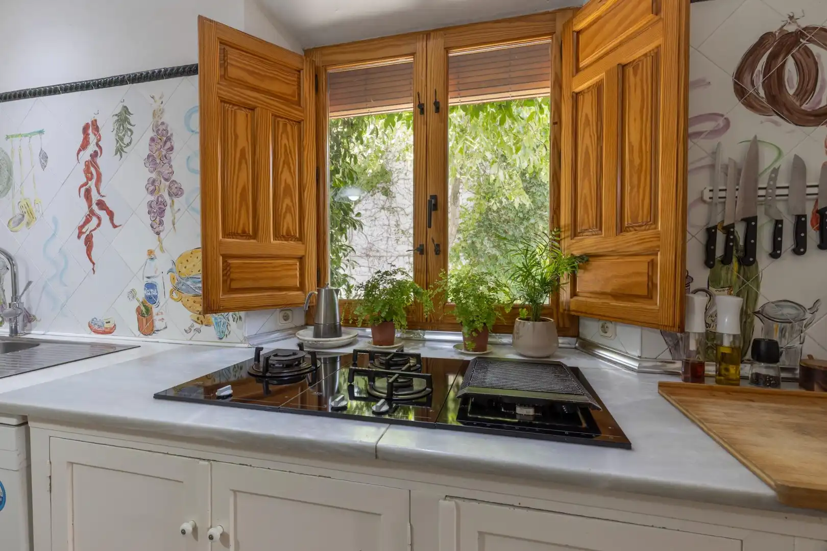 Cocina de Casa o chalet en venta en Las Gabias con Aire acondicionado, Calefacción y Jardín privado