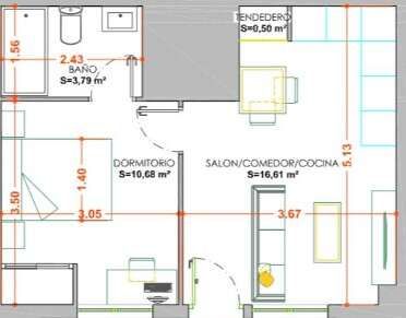 Apartament en venda en Salamanca Capital amb Calefacció i Moblat