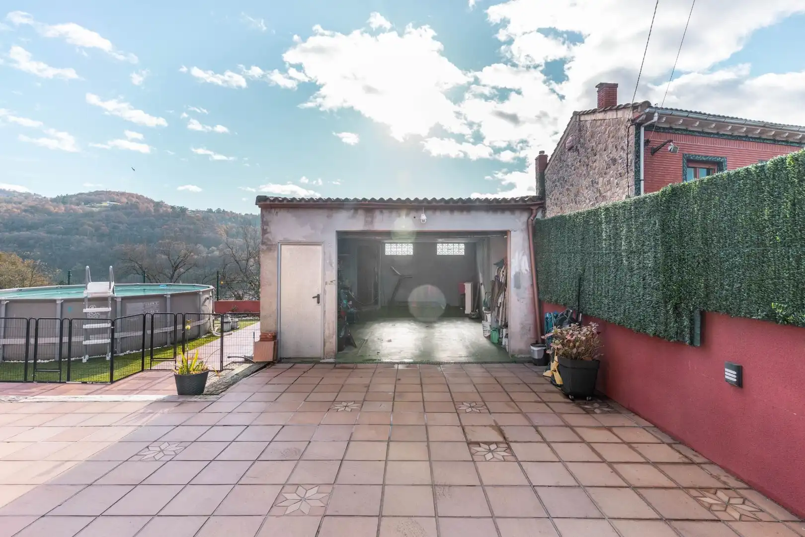 Terrassa de Casa o xalet en venda en Langreo amb Calefacció, Jardí privat i Terrassa