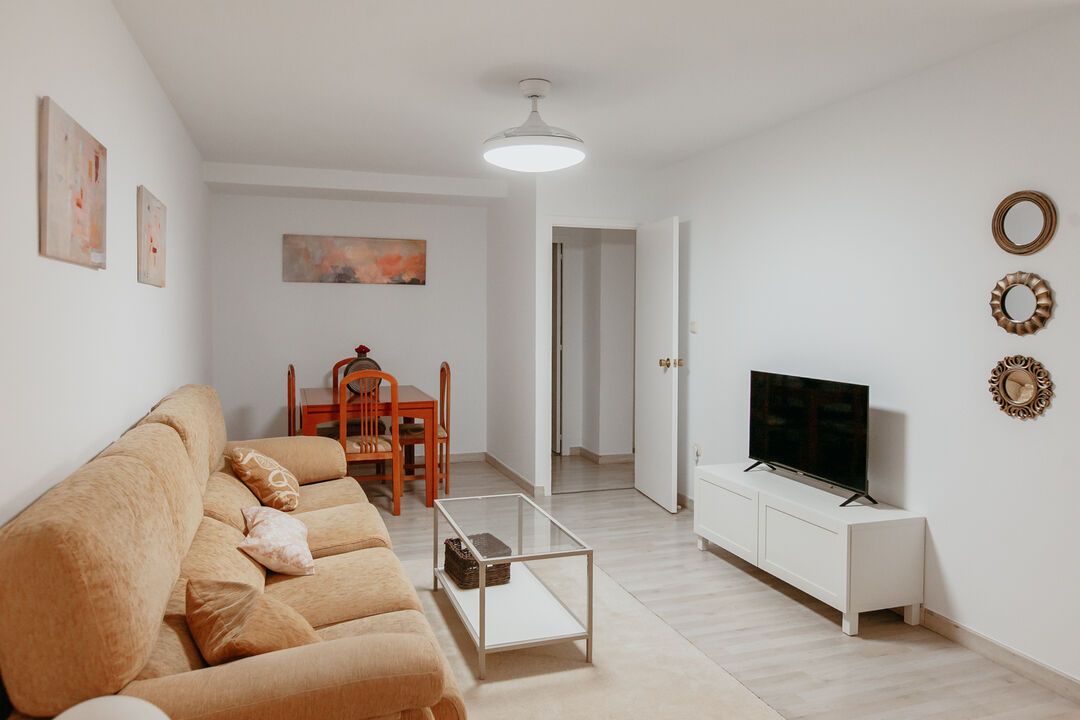 Sala de estar de Piso de alquiler en  Huesca Capital con Calefacción