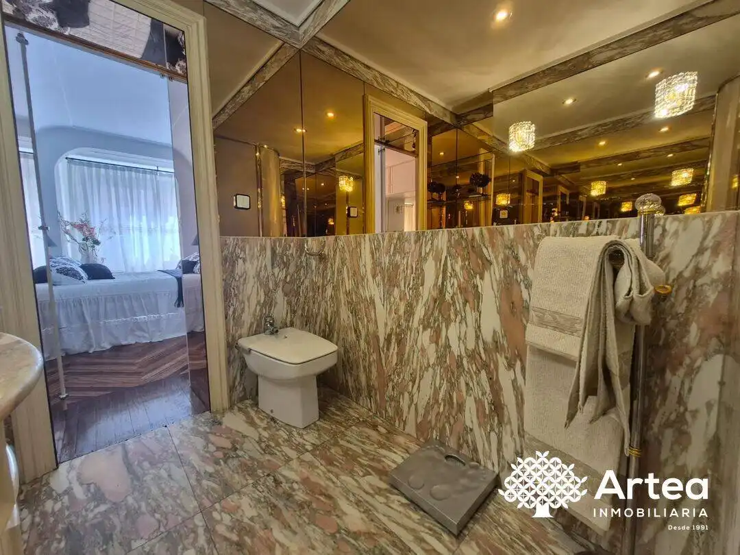Baño de Piso de alquiler en Bilbao  con Calefacción, Jardín privado y Horno