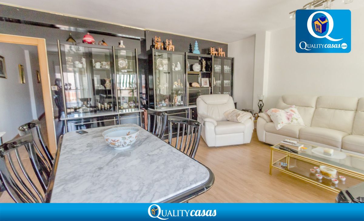 Sala de estar de Piso en venta en Alicante / Alacant con Aire acondicionado, Calefacción y Terraza