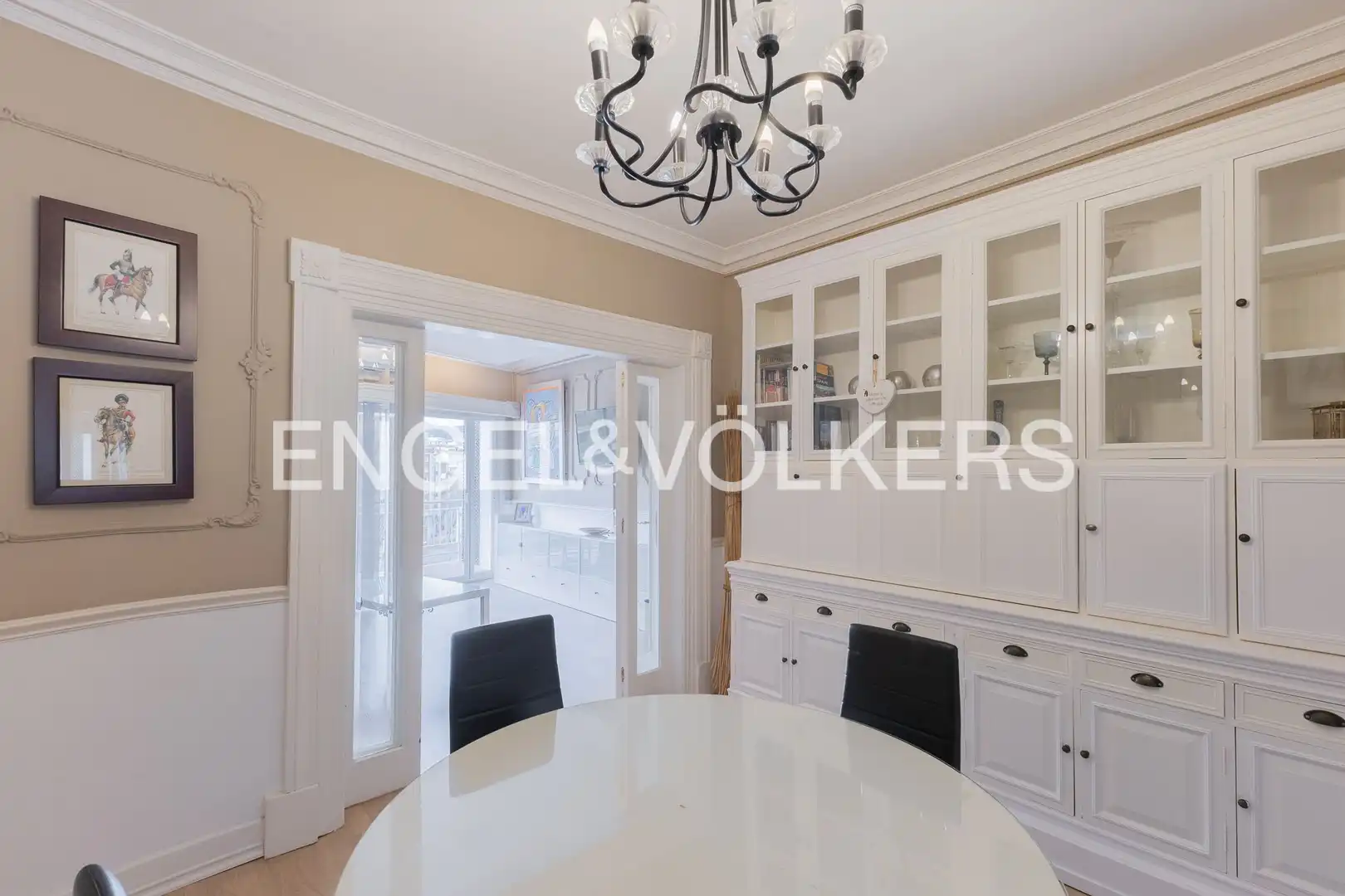 Dining room of Flat for sale in Barcelona  with Air Conditioner, Heating and Parquet flooring