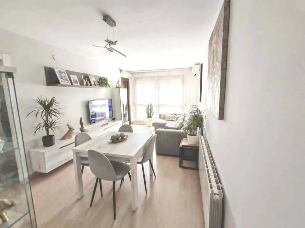 Wohnzimmer von Wohnung zum Verkauf in Badalona mit Klimaanlage, Heizung und Parkett