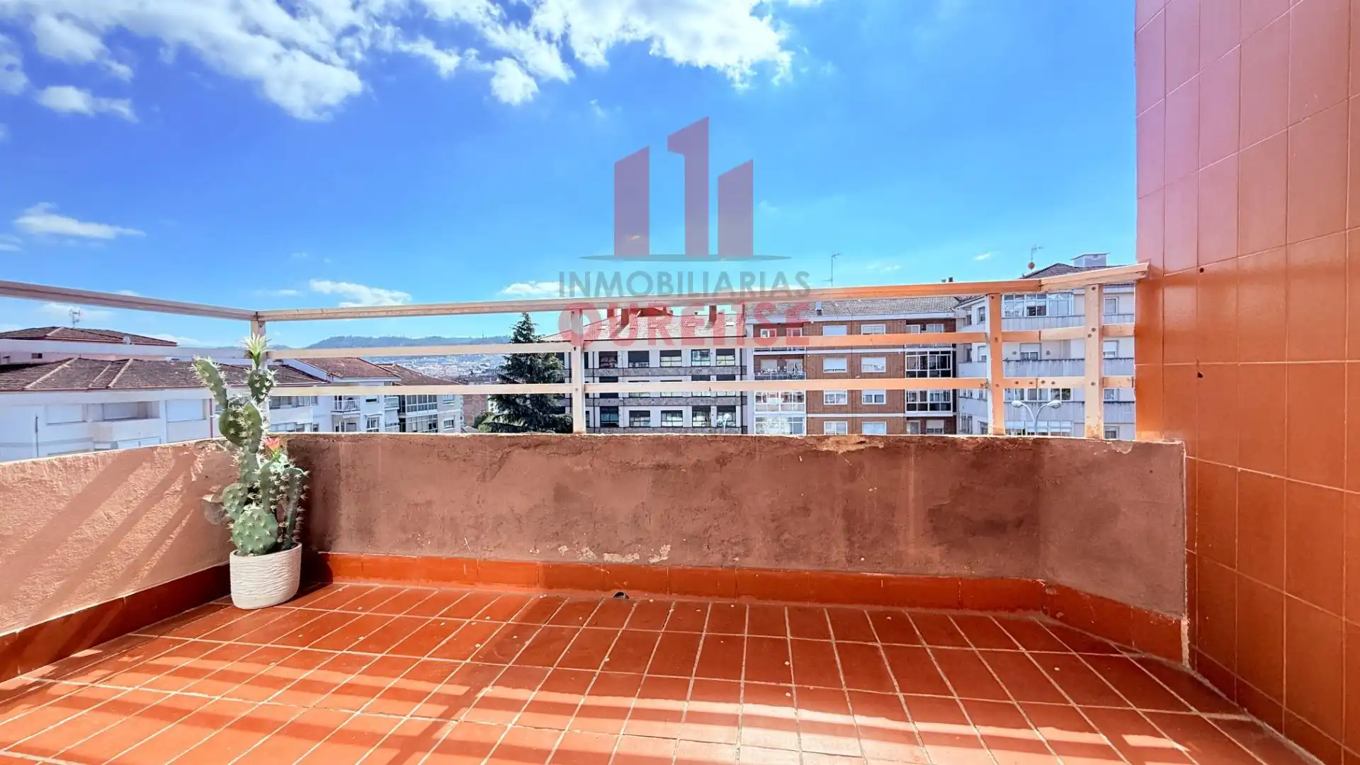 Terrace of Flat for sale in Ourense Capital   with Heating, Storage room and Furnished