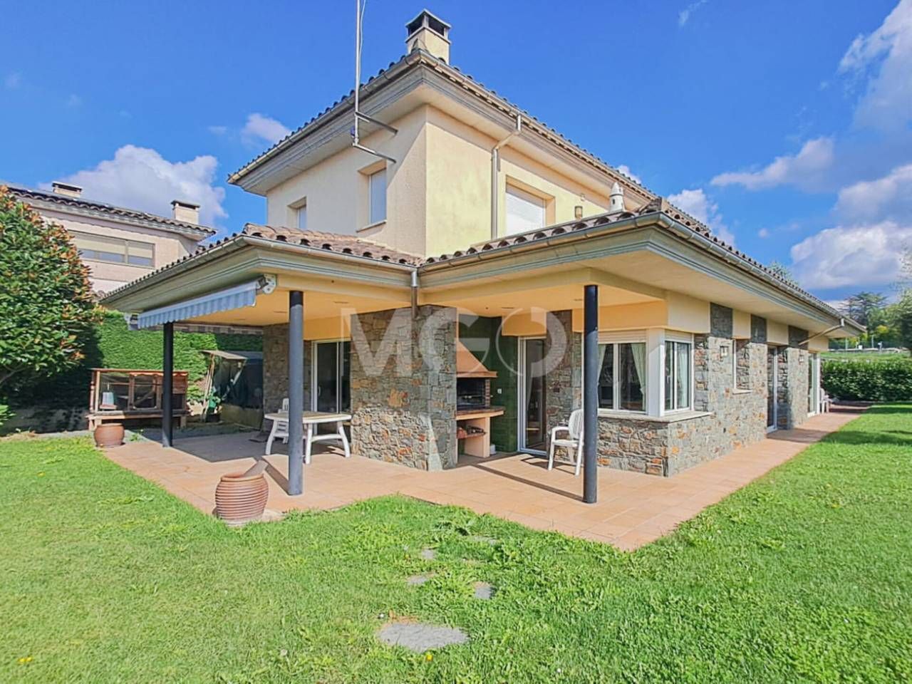 Exterior view of House or chalet to rent in Sant Sadurní d'Osormort  with Heating, Private garden and Terrace