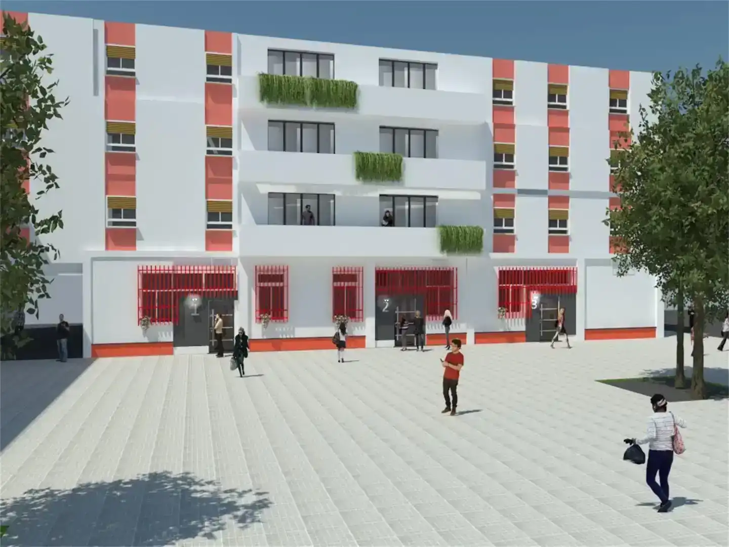 Vista exterior de Planta baixa en venda en San Fernando