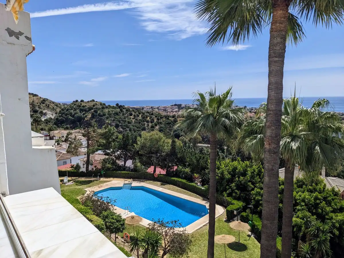 Jardín de Ático en venta en Mijas con Aire acondicionado, Calefacción y Terraza