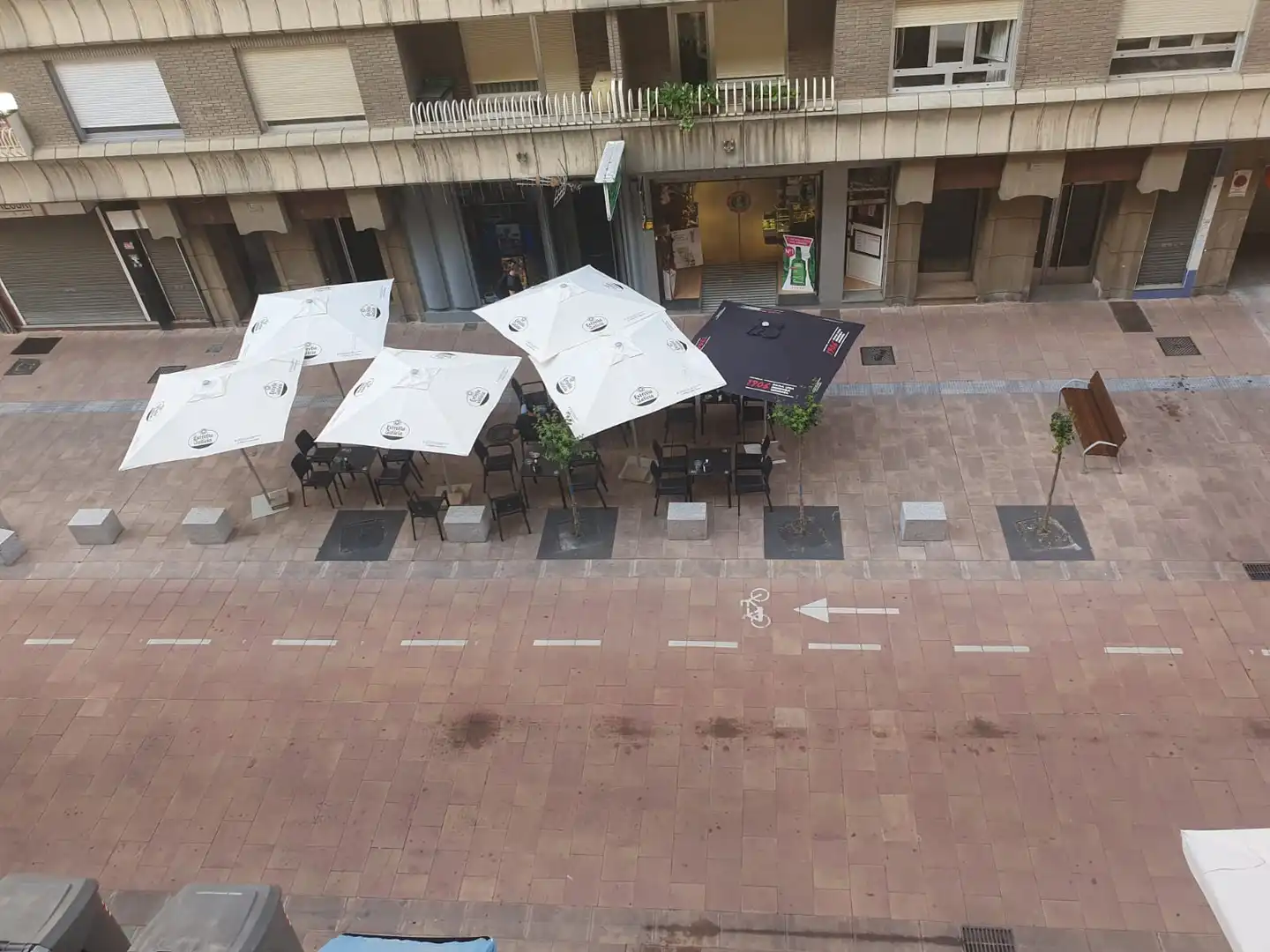 Terrasse von Wohnung zum Verkauf in León Capital  mit Heizung, Parkett und Terrasse