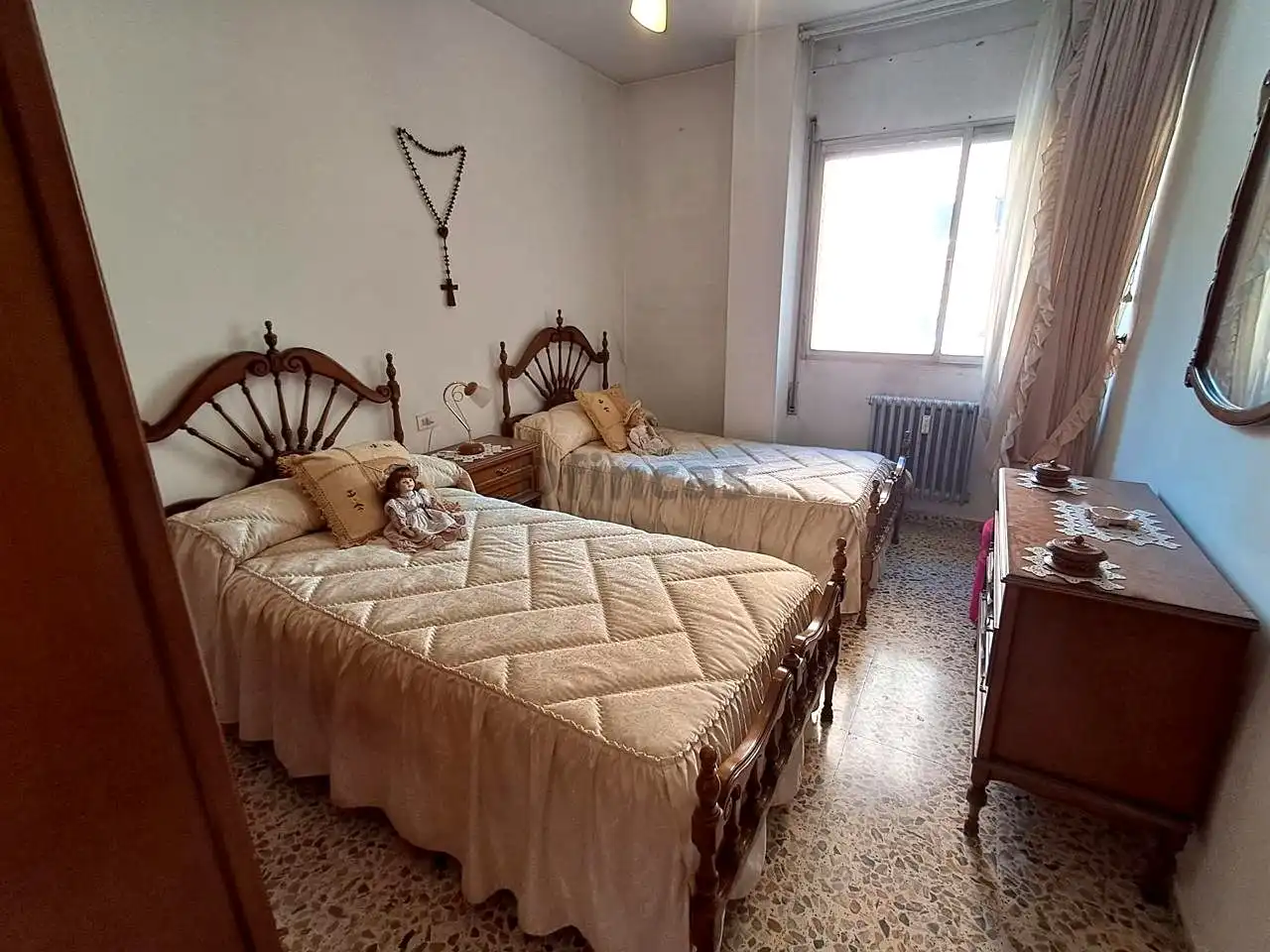 Bedroom of Flat for sale in Teruel  with Heating, Terrace and Storage room