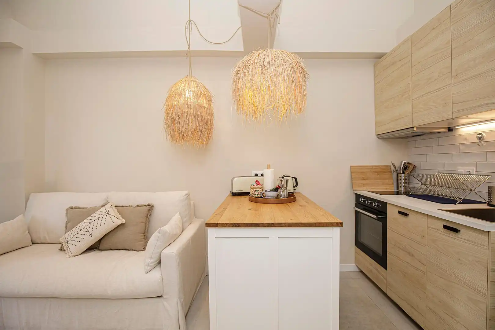 Cocina de Apartamento de alquiler en Pals