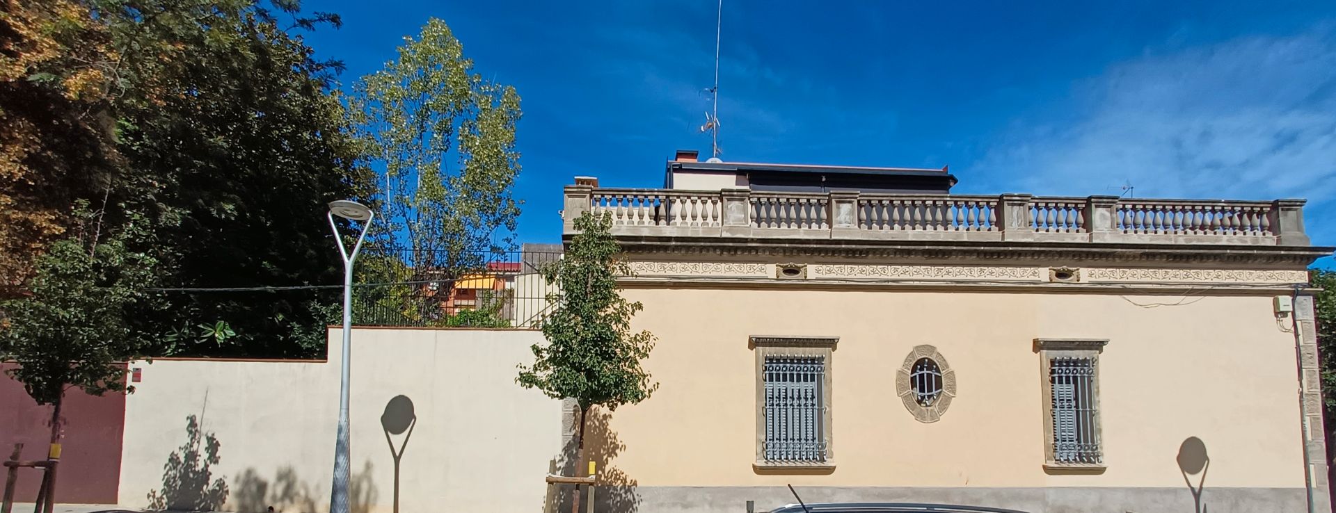 Exterior view of House or chalet to rent in  Barcelona Capital  with Air Conditioner, Heating and Private garden