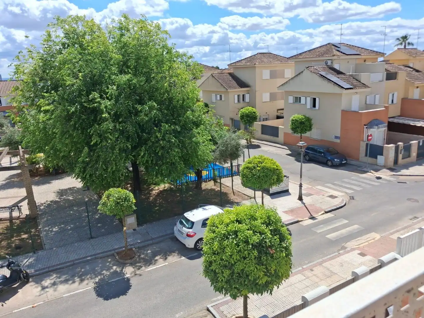 Exterior view of Detached homes for sale in Castilleja de la Cuesta  with Air Conditioner and Terrace