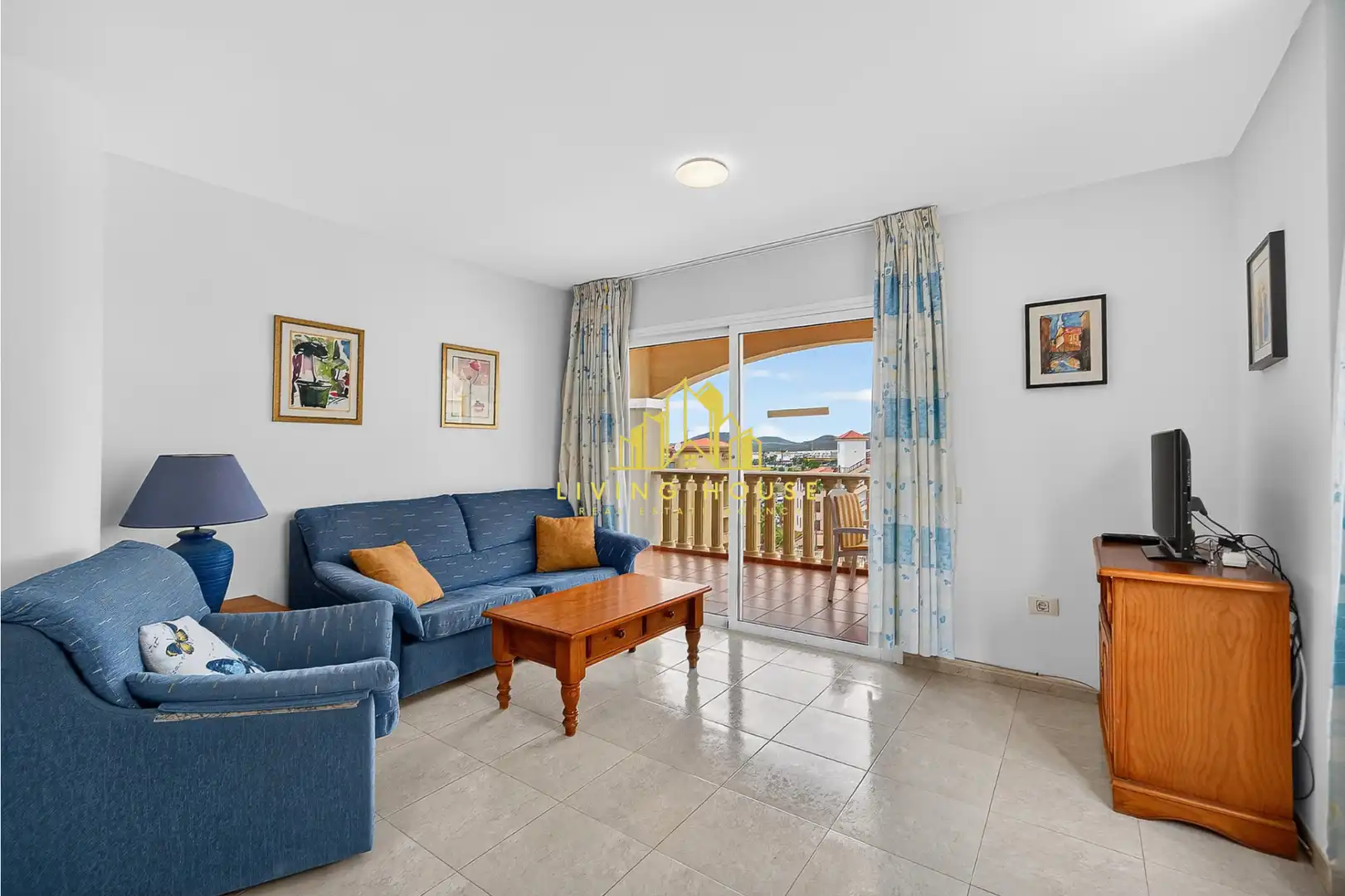 Wohnzimmer von Dachboden zum Verkauf in San Miguel de Abona mit Terrasse, Möbliert und Ofen