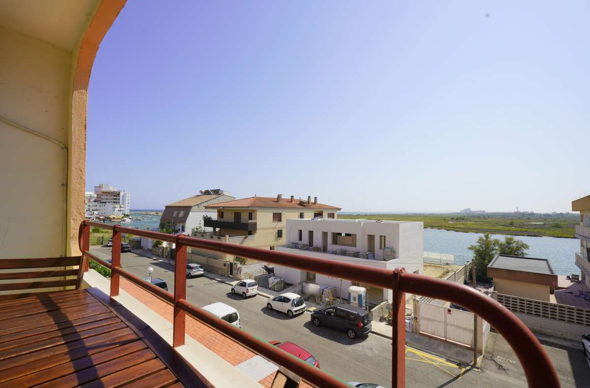 Terrace of Flat for sale in Roses  with Community pool