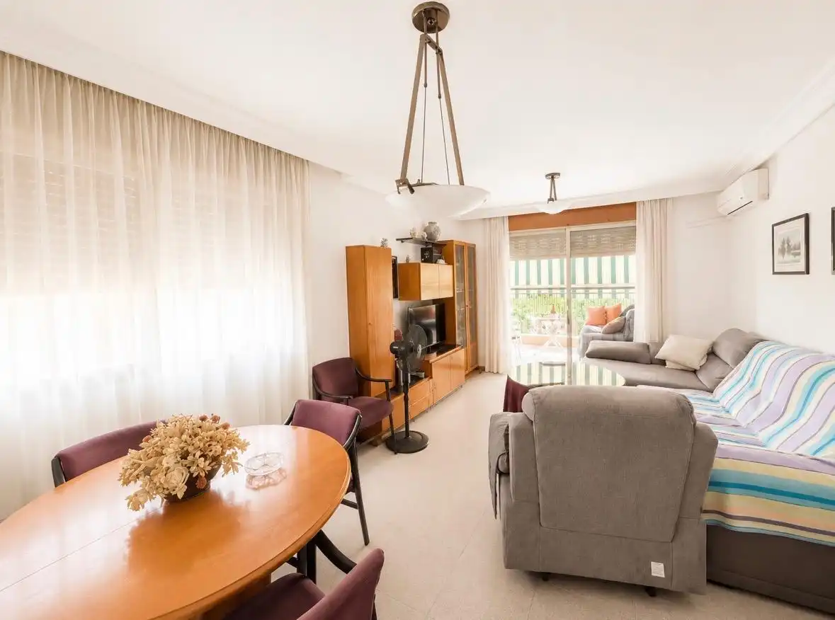 Sala de estar de Piso en venta en Murcia con Aire acondicionado y Terraza