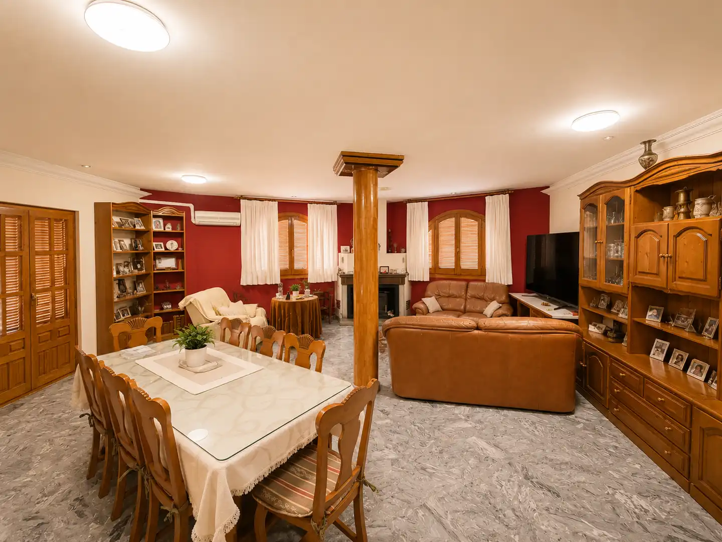 Sala de estar de Finca rústica en venta en Víznar con Jardín privado, Terraza y Trastero