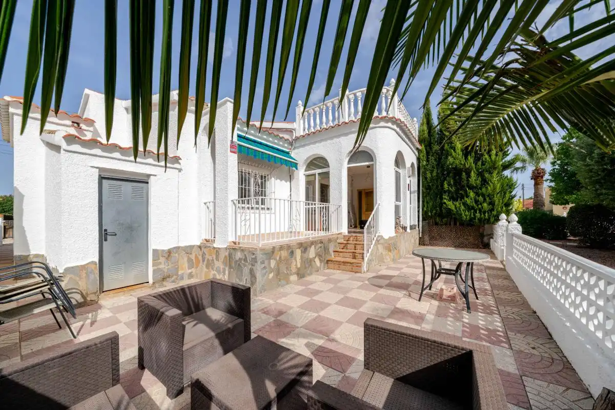 Terraza de Casa o chalet de alquiler en Elche / Elx con Aire acondicionado, Calefacción y Jardín privado