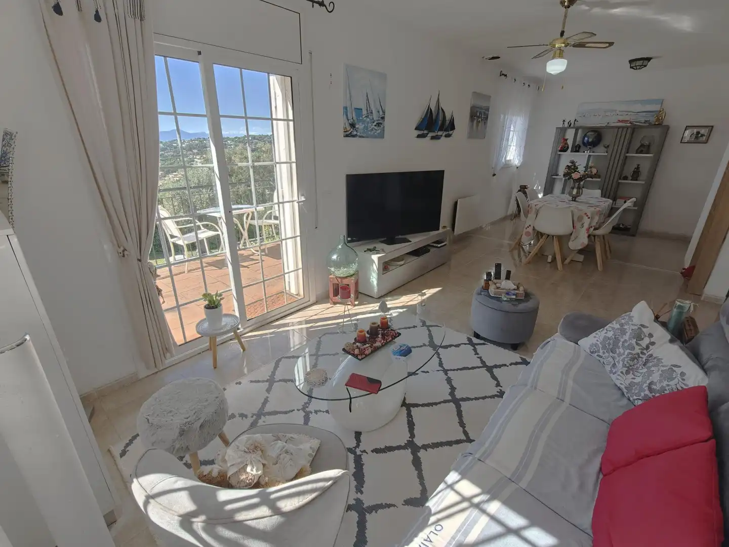 Sala de estar de Casa o chalet en venta en Lloret de Mar con Aire acondicionado, Calefacción y Terraza