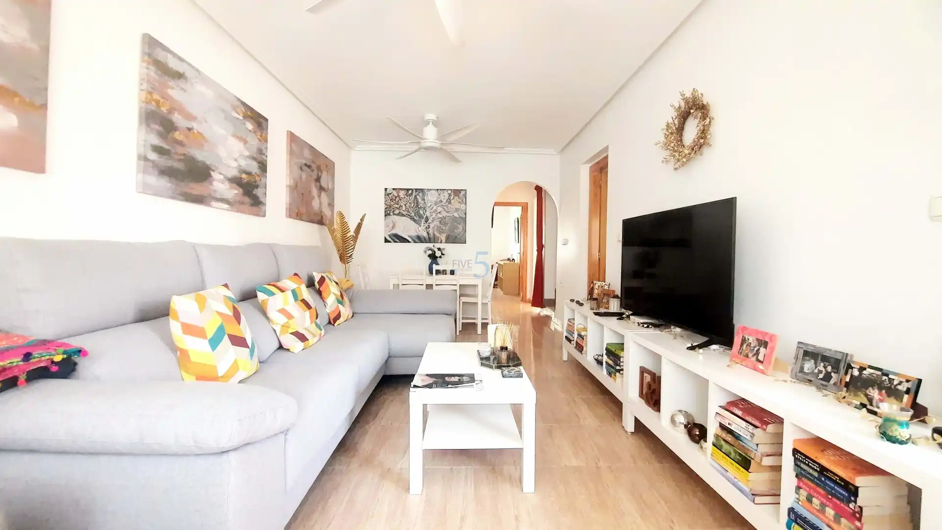 Sala de estar de Casa adosada en venta en Pilar de la Horadada con Terraza