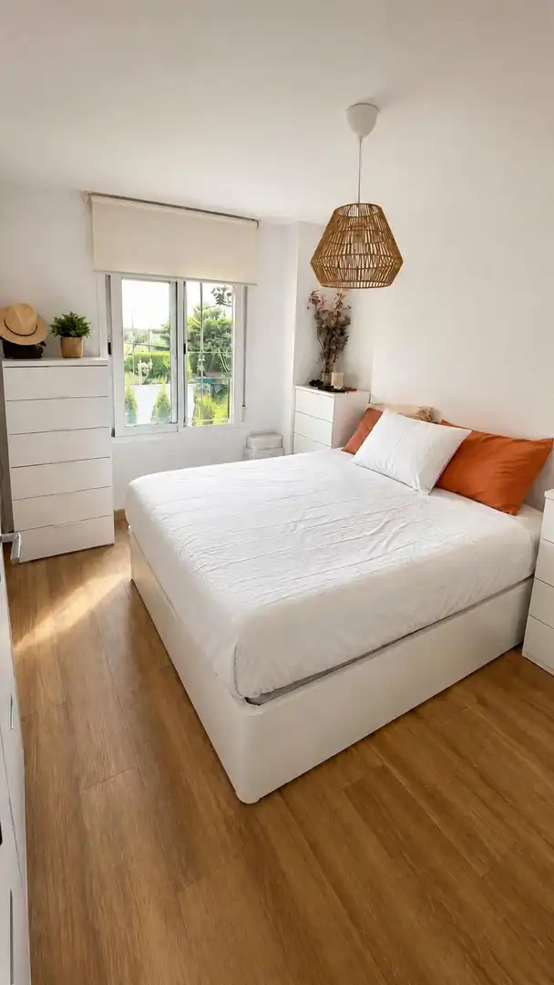 Bedroom of Flat for rent in Alicante / Alacant  with Air Conditioner, Furnished and Balcony