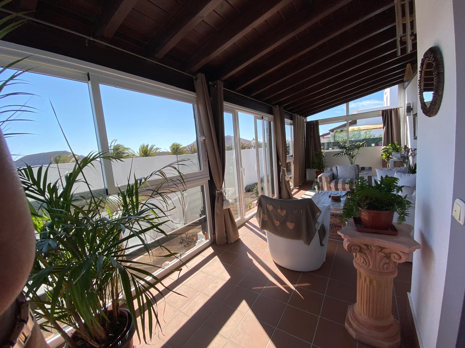 Terrace of House or chalet for sale in La Oliva  with Private garden and Swimming Pool